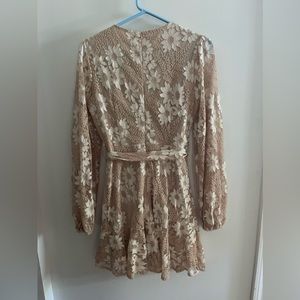 Medium blush floral dress